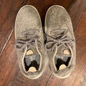 Allbirds Grey Sneakers with Cozy Wool Upper and White Soles